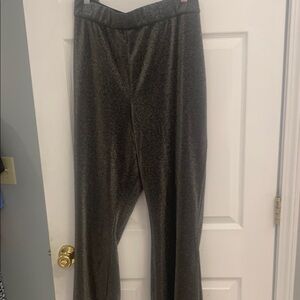 Maurice’s wide leg pants in a metallic silver size 3x